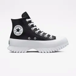 Converse - Converse Siyah Deri Bayan Spor Ayakkabı A03704c 