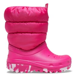 crocs - Crocs Classic Neo Puff Boot K Fuşya 207684-6x0 