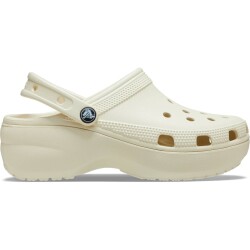 Crocs - Crocs Classic Platform Clog W Bayan Bej Terlik206750-2y2