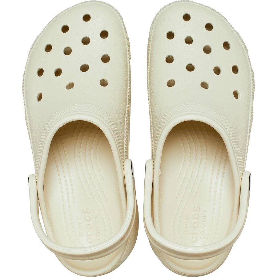 Crocs Classic Platform Clog W Bayan Bej Terlik206750-2y2 - 3