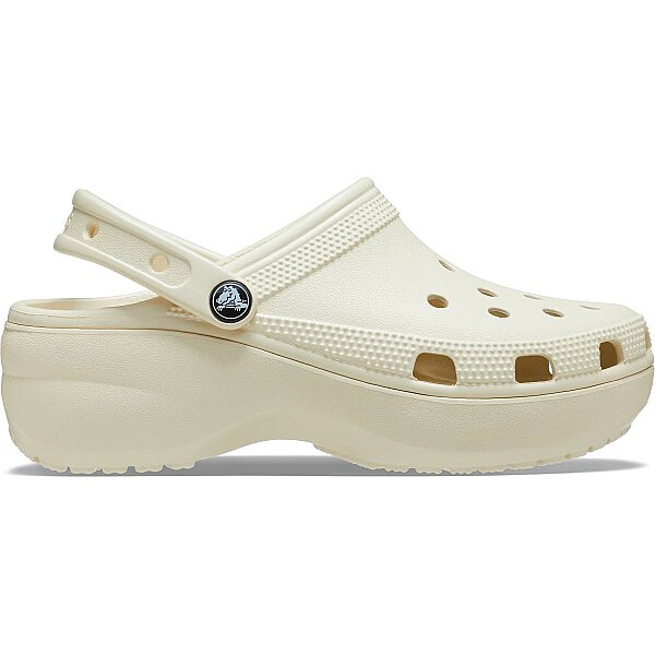Crocs Classic Platform Clog W Bayan Bej Terlik206750-2y2