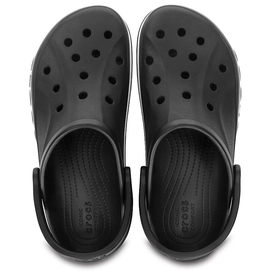 Crocs Terlik Bayaband Cloc Black-white 205089-066  - 3
