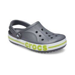 Crocs - Crocs Terlik Bayaband Cloc Slate Grey Limee Punch 205089-0gx (1)
