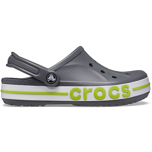 Crocs Bayaband Clog Slate Grey Lime Unisex Terlik 205089-0GX 