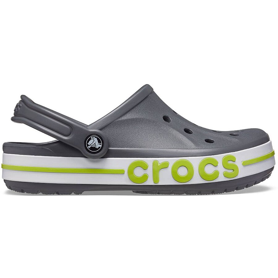 Crocs Bayaband Clog Slate Grey Lime Unisex Terlik 205089-0GX - 1