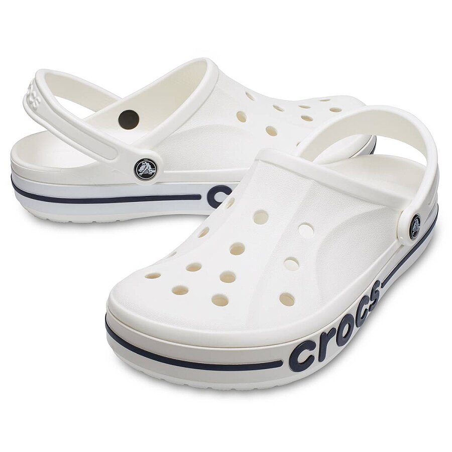 Crocs Terlik Bayaband Cloc White-navy 205089-126  - 2
