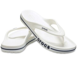 Crocs Terlik Bayaband Flip White- Navy 205393-126 (2)