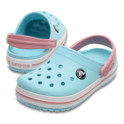 crocs - Crocs Terlik Crocband Clog T İce Blue White 207005-4s3 (1)