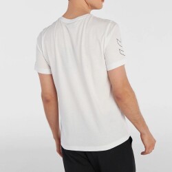 HUMMEL - Hummel Tshırt Elemental Chevron Erkek Beyaz 911946-9001 (1)