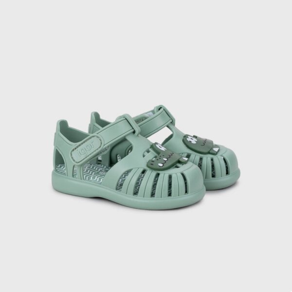 Igor Çocuk Sandaleti Tobby Croco Matcha S10371-361  (1)
