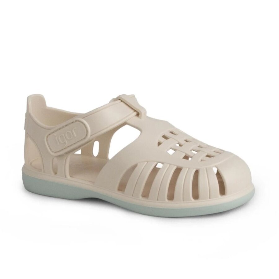 Igor Çocuk Sandaleti Tobby Solıd Bıcolor Ivory Bb355-079  - 1