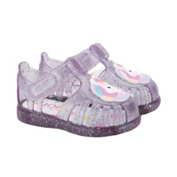 IGOR - Igor Çocuk Sandaleti Tobby Unıcorno Mauve Glıtter S10341-352 (1)