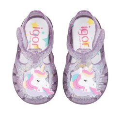 Igor Çocuk Sandaleti Tobby Unıcorno Mauve Glıtter S10341-352  - 3