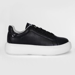 Lufıan Amy 121230016 Siyah Deri Unisex Spor Ayakkabı (1)