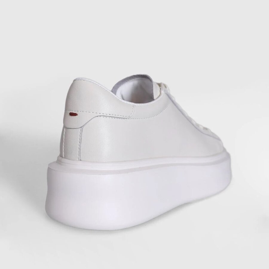 Lufıan Grace Unisex Beyaz Deri Spor Ayakkabı 121230109  - 2