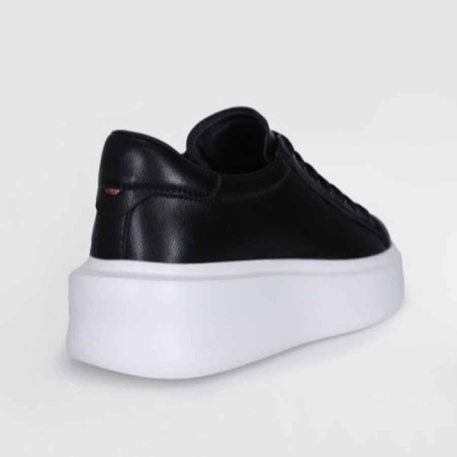 Lufıan Grace Unisex Siyah Deri Spor Ayakkabı 121230109  - 2