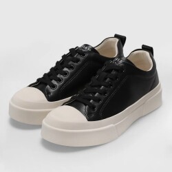 LUFIAN - Lufıan Mıa 121230038 Siyah Byz Deri Unisex Spor Ayakkabı (1)