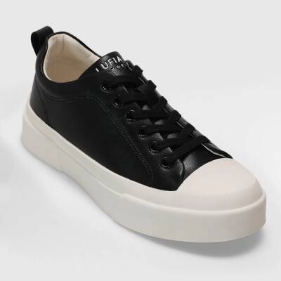 Lufıan Mıa 121230038 Siyah Byz Deri Unisex Spor Ayakkabı - 3