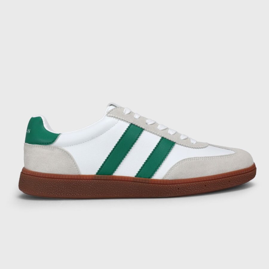 Lufıan Mıke Beyaz Yeşil Deri Erkek Spor Ayakkabı 111230322 - 1