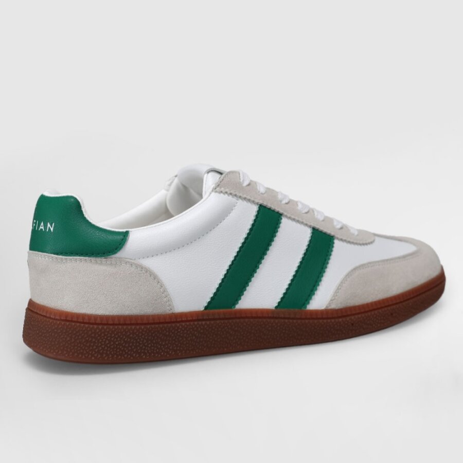 Lufıan Mıke Beyaz Yeşil Deri Erkek Spor Ayakkabı 111230322 - 3