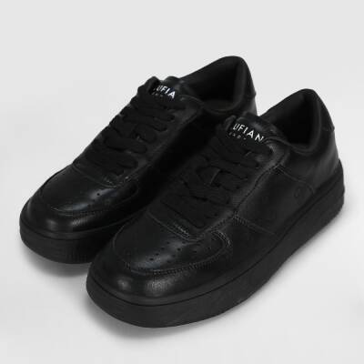 Lufıan Natalı Siyah Deri Unisex Spor Ayakkabı 122230041 - 2
