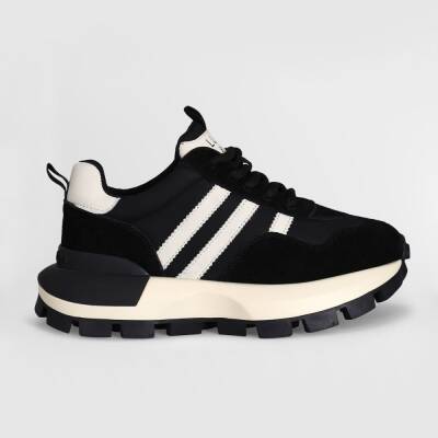 Lufıan Tatum Unisex Siyah Deri Spor Ayakkabı 122230053 - 1