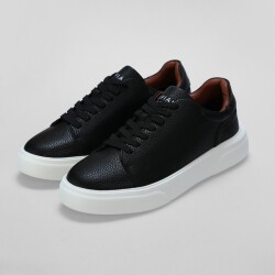 LUFIAN - Lufıan Tommy Siyah Deri Erkek Spor Ayakkabı 112230222 (1)