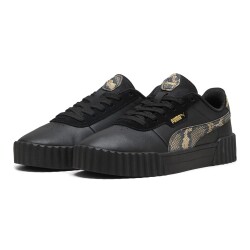 Puma Carina 3.0 Snake Chic Kadın Siya Spor Ayakabı 400723-02 - 3