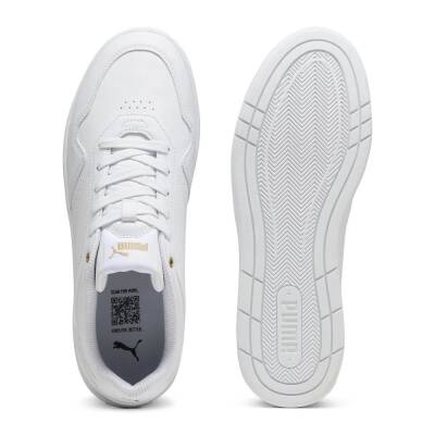 Puma Court Classic Unisex Beyaz Spor Ayakkabı 395018-01 - 4