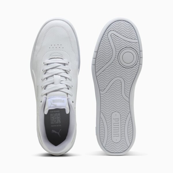 Puma Court Lally White Light Gray 400367-02  - 4
