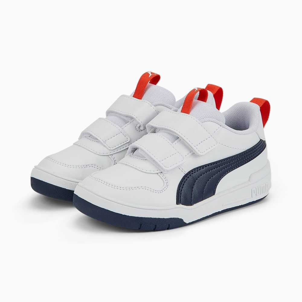 Puma Multiflex Sl V Pswhite Peacoat Çocuk Ayakkabı 380740-11  Puma Multiflex Sl V Pswhite Peacoat Çocuk Ayakkabı 380740-11