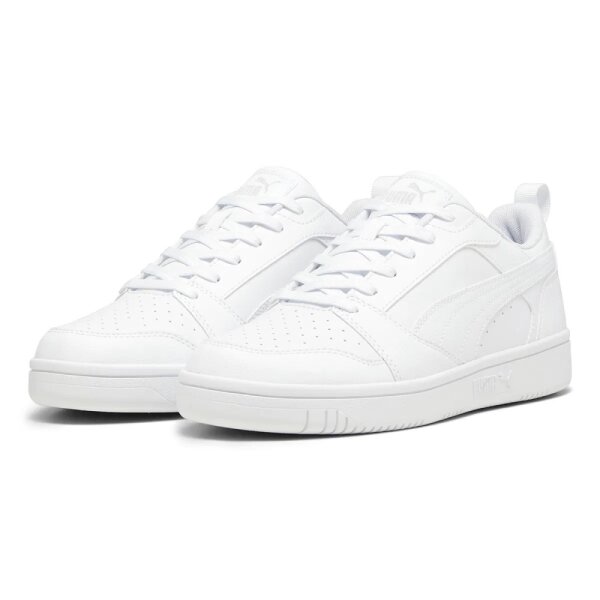 Puma Rebound V6 Low Tdp White Light Gray 406388-03  (1)