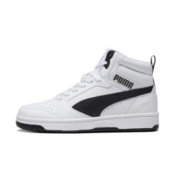 Puma - Puma Rebound V6 Mid Jr Byz Siyah Spor Ayakkabı 393831-02 