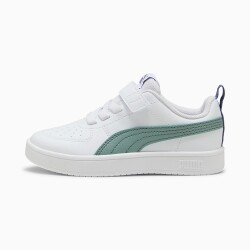 Puma - Puma Rickie Ac Ps White Gre Çocuk Spor Ayakkabısı 385836- 39  Puma - Puma Rickie Ac Ps White Gre Çocuk Spor Ayakkabısı 385836- 39