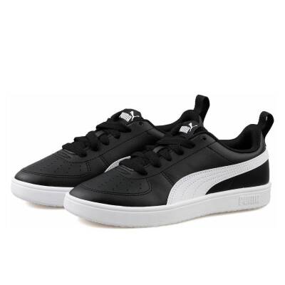 Puma Rickie Jr Unisex Black White Spor Ayakkabı 384311-11  - 3