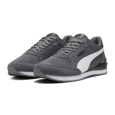 Puma S Runer V4 Mesh Erkek Gray Wht Spor Ayakkabı 399666-03  - 2