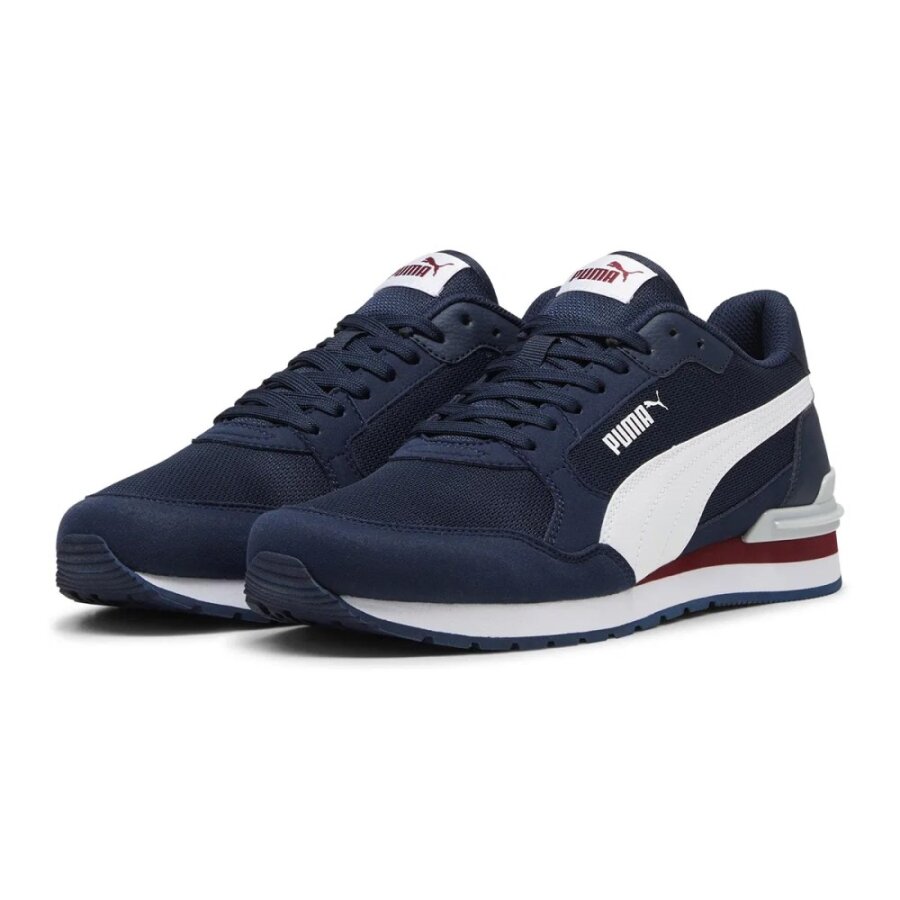 Puma S Runer V4 Mesh Erkek Navy Wht Spor Ayakkabı 399666-02  - 2