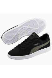 Puma Smash 3.0 Buck Erkek Siyah Olive Spor Ayakka 392336-07 (3)