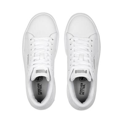 Puma Smash Platform V3 Tdp White Silver 406175-01  - 3