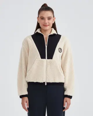 Skechers Mont Byn W Outdoor Fleece Half Z Sherpa S232298-102  - 1