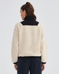 Skechers Mont Byn W Outdoor Fleece Half Z Sherpa S232298-102  (1)