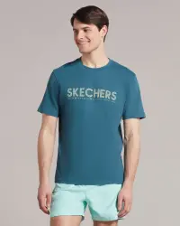 SKECHERS - Skechers Tshırt M Graphic Tee Big Logo S221135-405 