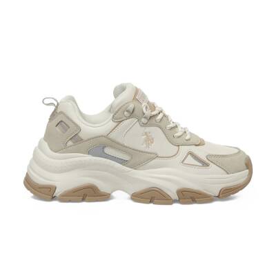 U.s Polo As Kalısta 6fx Kadın Bej Spor Ayakkabı 102158050  - 1