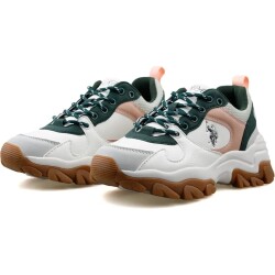 U.s Polo Tracky 5fx Kadın Beyazyeşil Spor Ayakkabı 101947352  - 3