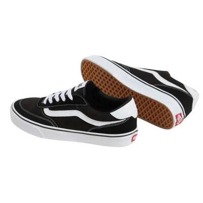 Vans Brooklyn Ls Sude/canvas Black/white Vn000d7qba21 - 3