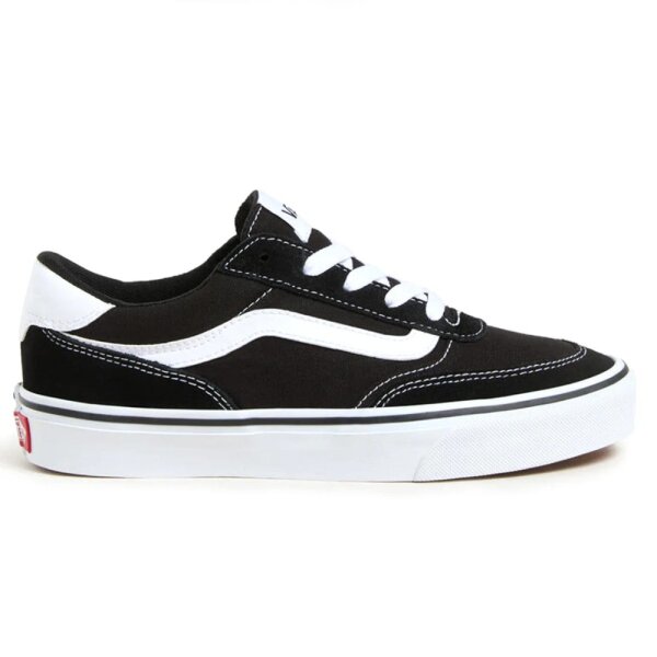Vans Brooklyn Ls Sude/canvas Black/white Vn000d7ubzw1