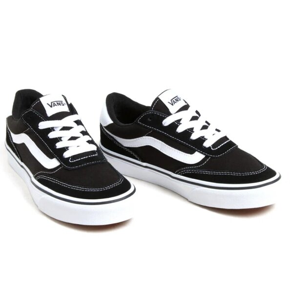 Vans Brooklyn Ls Sude/canvas Black/white Vn000d7ubzw1 (1)