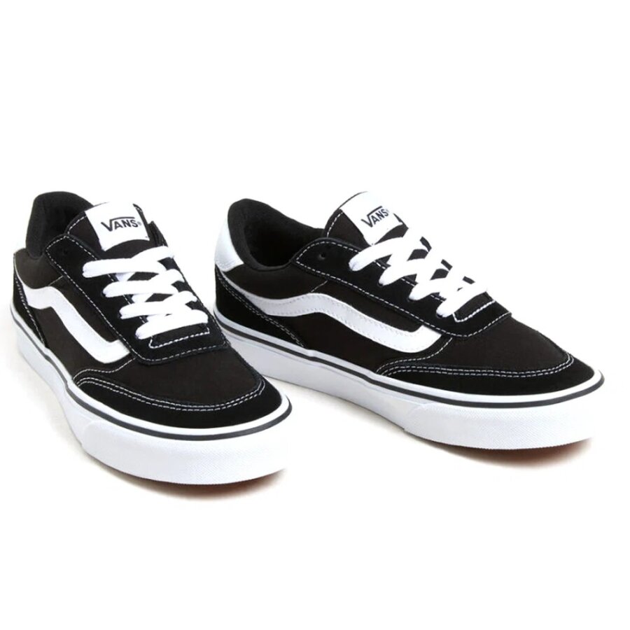 Vans Brooklyn Ls Sude/canvas Black/white Vn000d7ubzw1 - 2