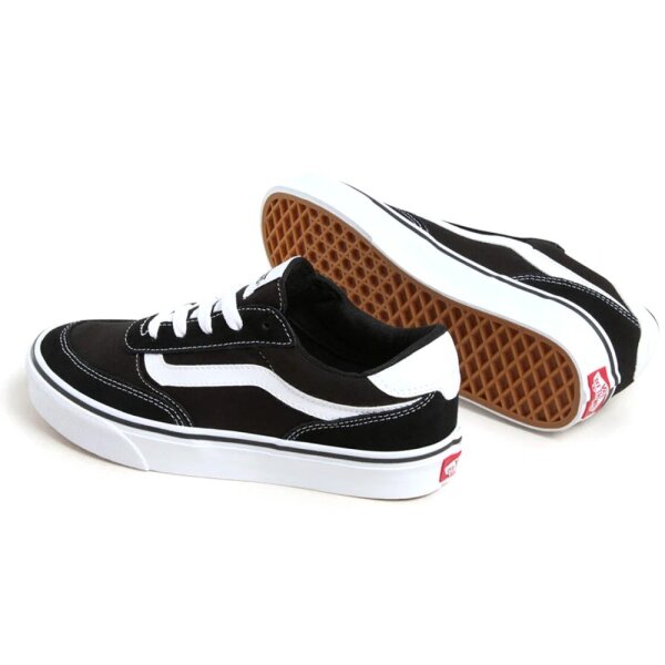 Vans Brooklyn Ls Sude/canvas Black/white Vn000d7ubzw1 - 3