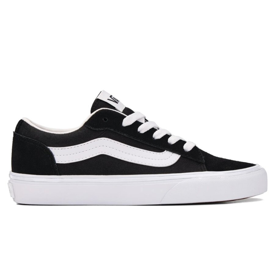 Vans Vero Ls Suede Canvas Black White Vn000y7fy281  - 1